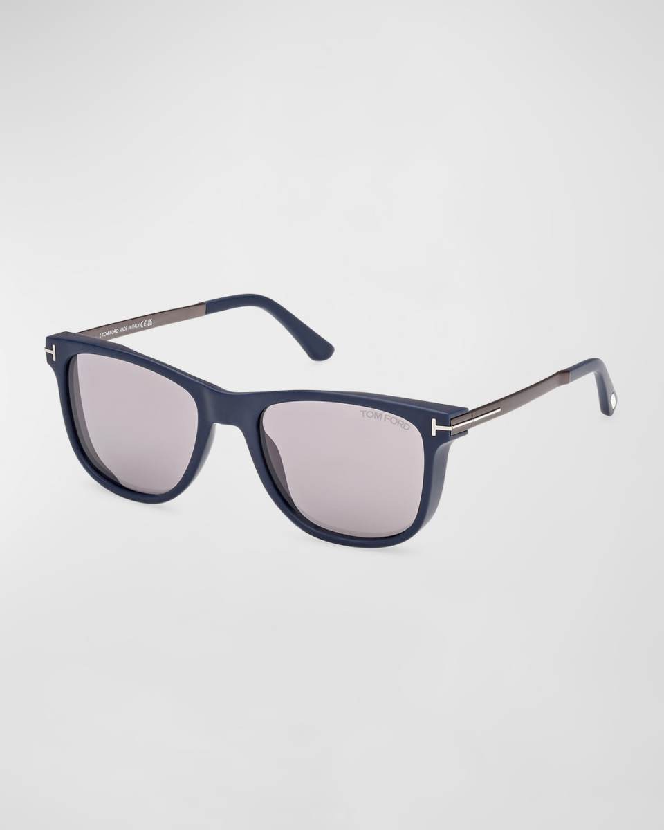 Sinatra Mirrored Acetate Square Sunglasses